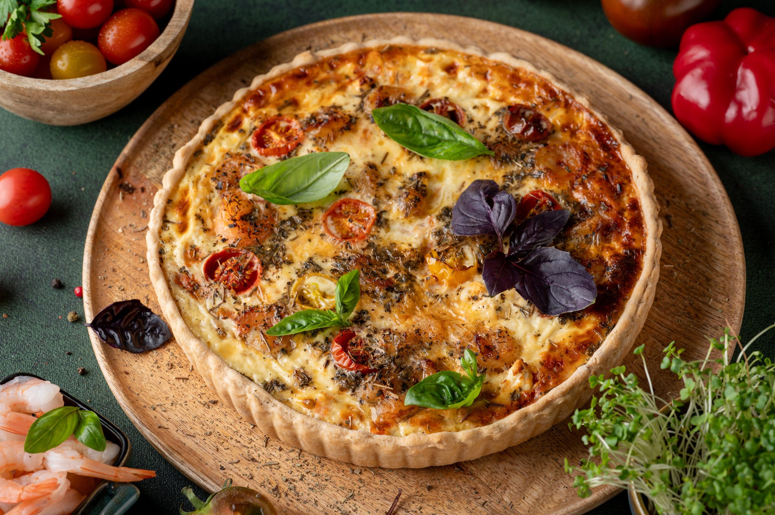 Креветка томати