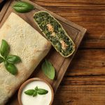 Штрудель-лосось-шпинат