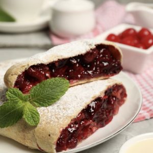 cherry-strudel-with-mulled-wine